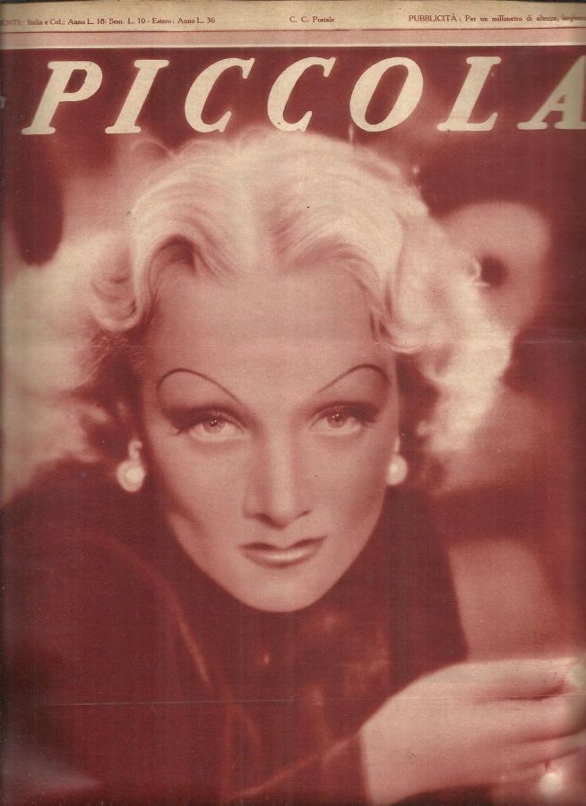 PICCOLA magazine side cover Issue 19 7 May 1935