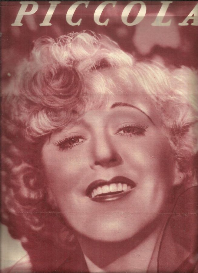 PICCOLA magazine side cover Issue 28 9 July 1935