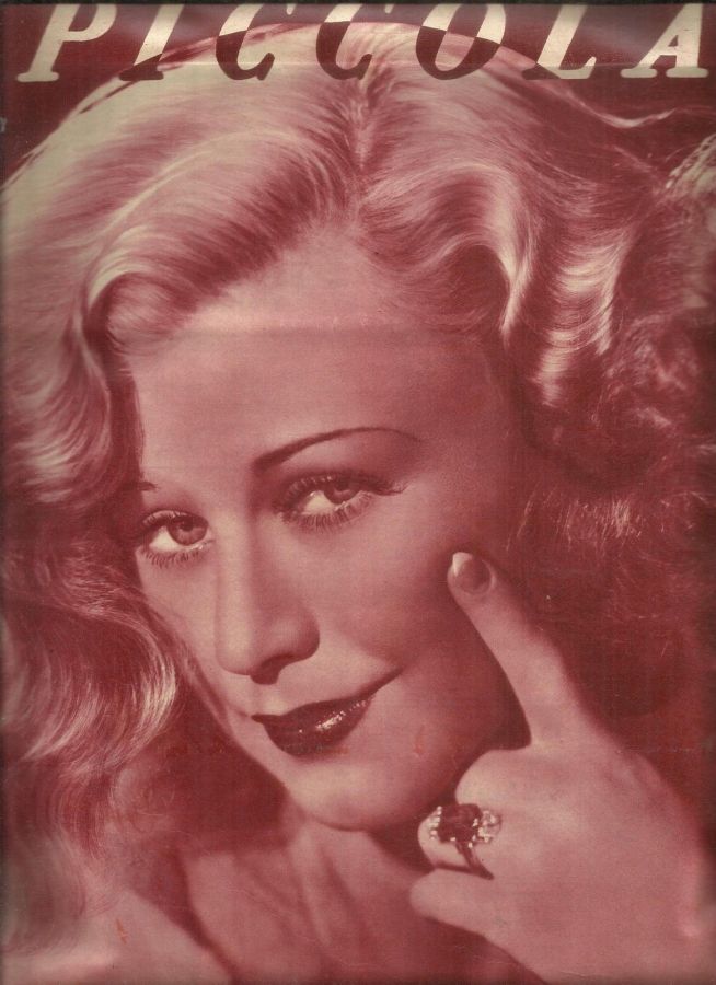 PICCOLA magazine side cover Issue 29 16 July 1935