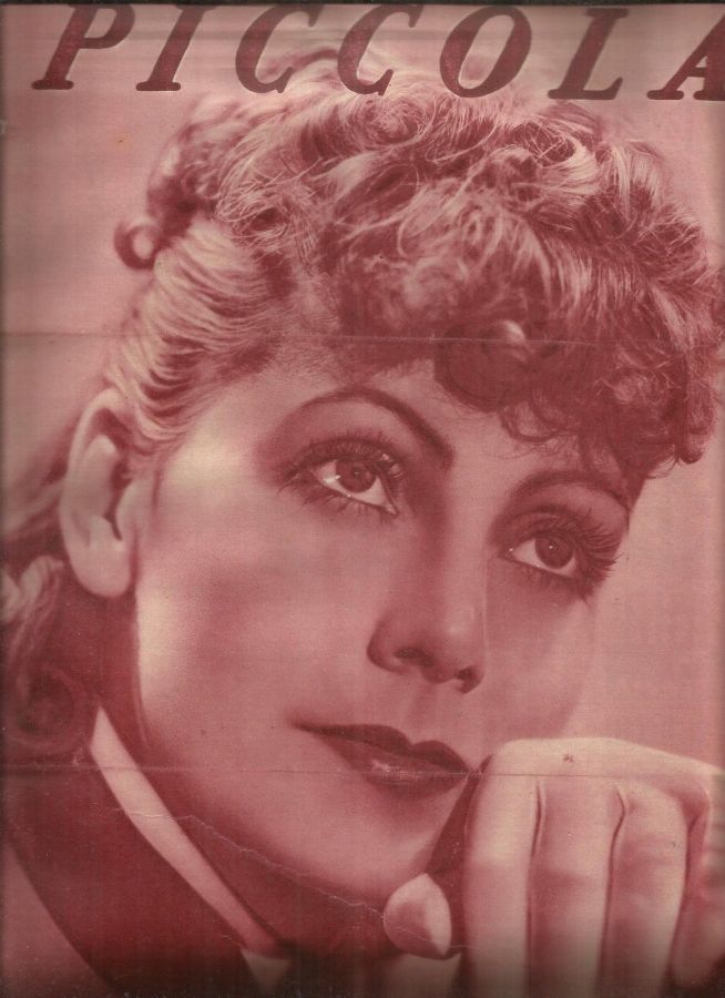 PICCOLA magazine side cover Issue 33 13 August 1935
