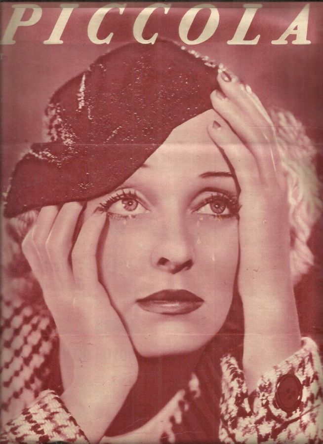 PICCOLA magazine side cover Issue 34 20 August 1935