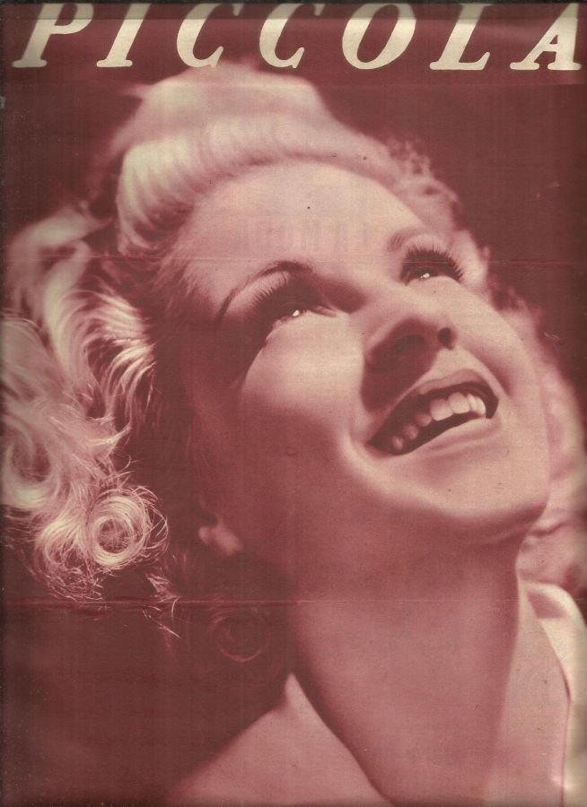 PICCOLA magazine side cover Issue 45 5 November 1935