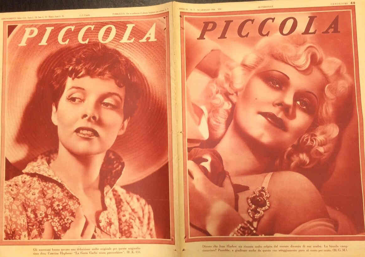 PICCOLA magazine side cover Issue 2 14 January 1936