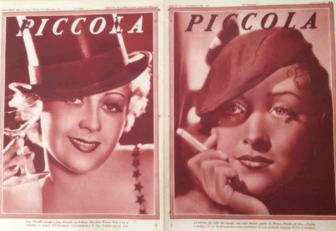PICCOLA magazine side cover Issue 7 18 February 1936