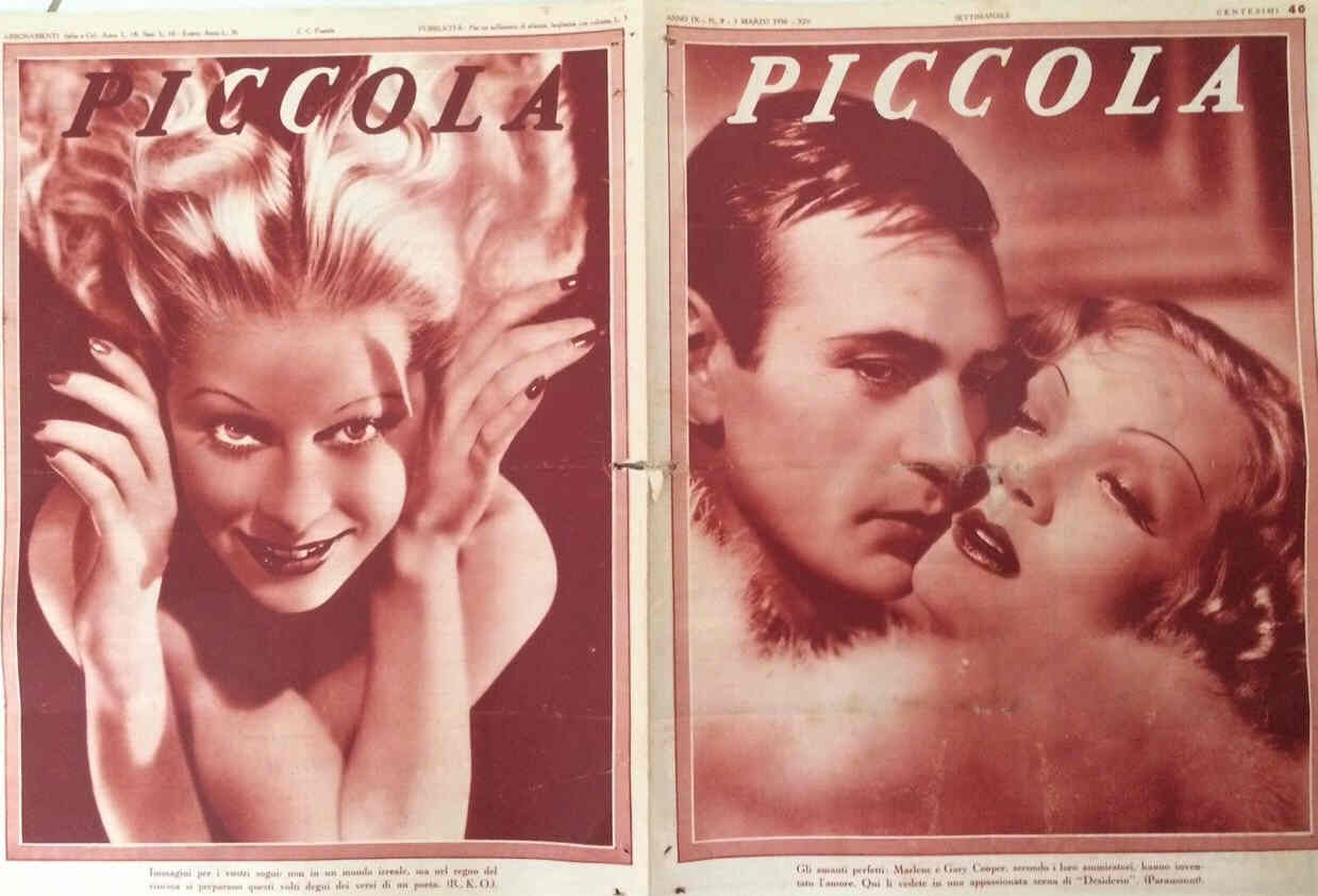 PICCOLA magazine side cover Issue 9 3 March 1936