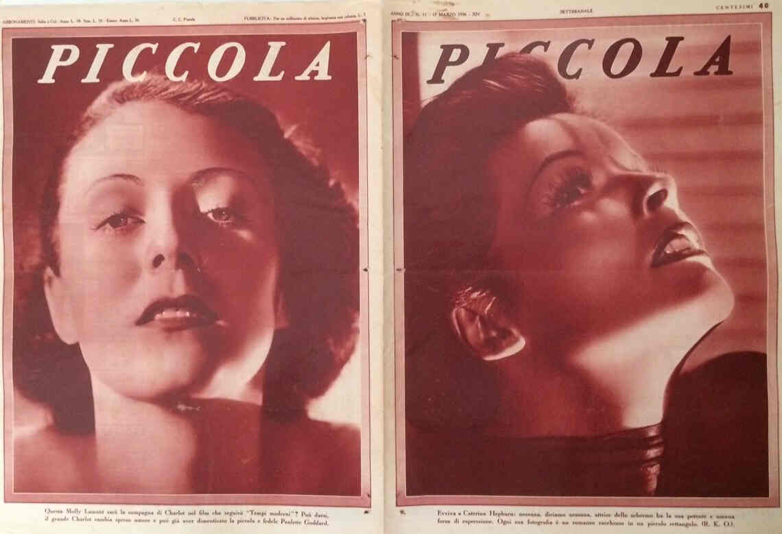 PICCOLA magazine side cover Issue 11 17 March 1936
