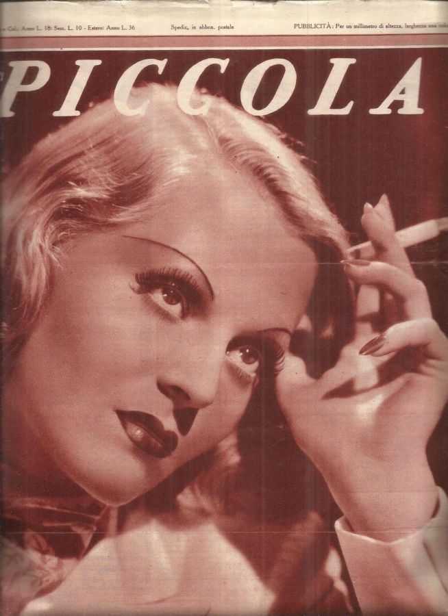 PICCOLA magazine side cover Issue 44 3 November 1936