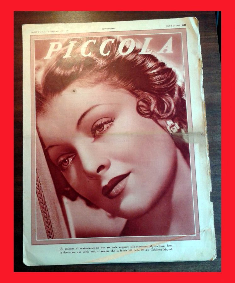 PICCOLA magazine side cover Issue 5 2 February 1937