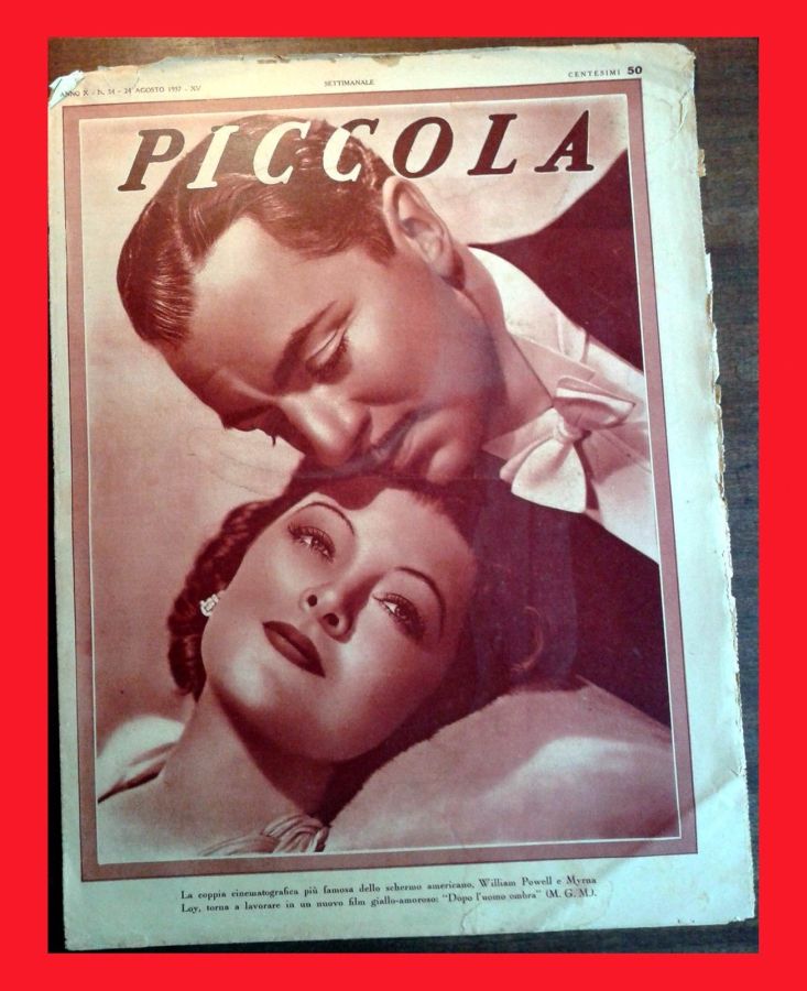 PICCOLA magazine side cover Issue 34 24 August 1937