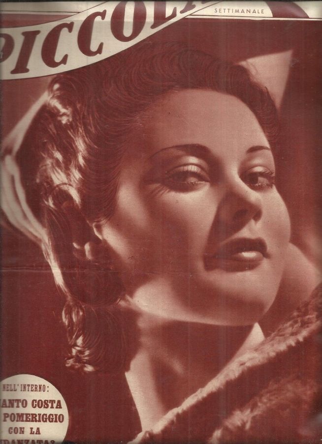 PICCOLA magazine side cover Issue 33 16 August 1938