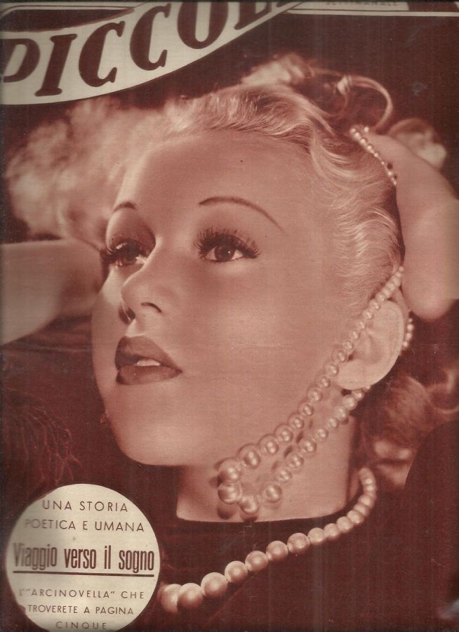 PICCOLA magazine side cover Issue 37 13 September 1938