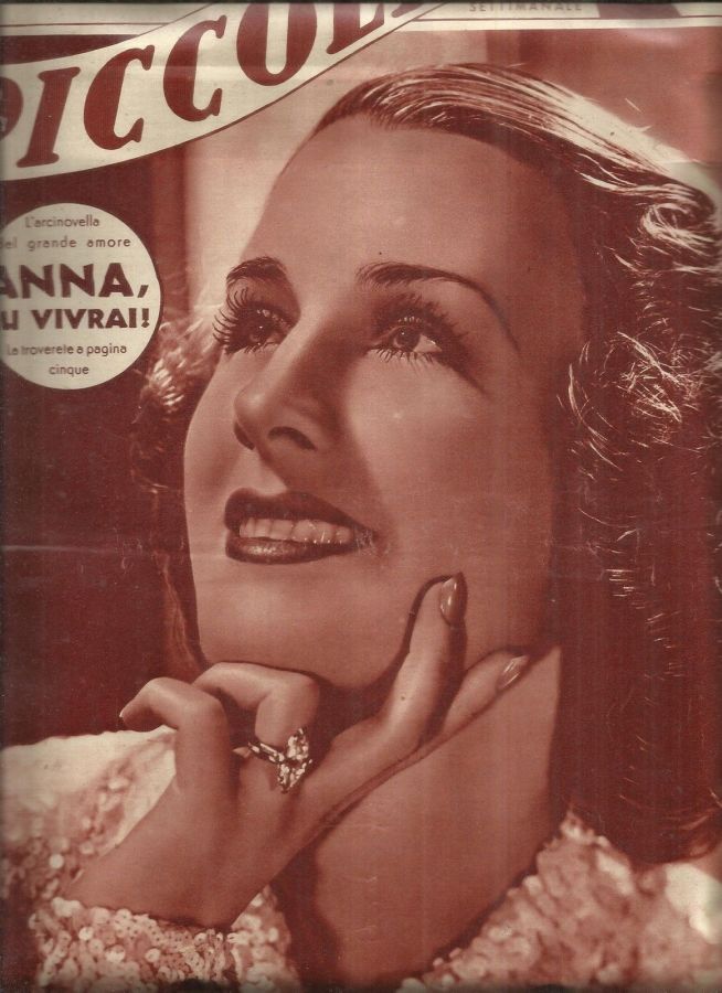 PICCOLA magazine side cover Issue 39 27 September 1938