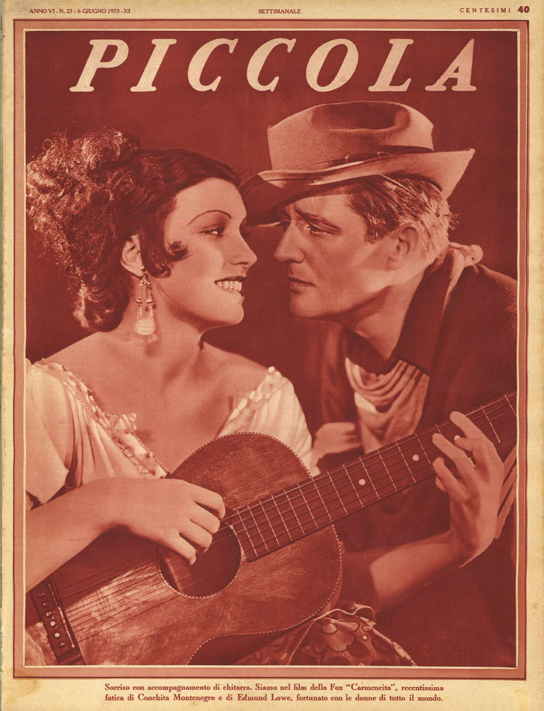 PICCOLA magazine side cover Issue 23 6 June 1933