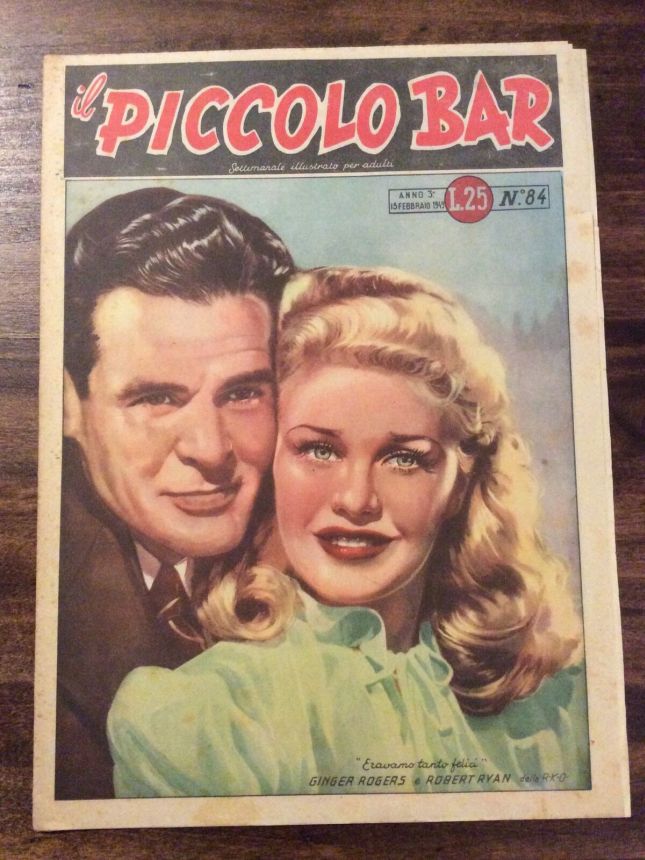 PICCOLO BAR magazine side cover Issue 84 15 February 1949
