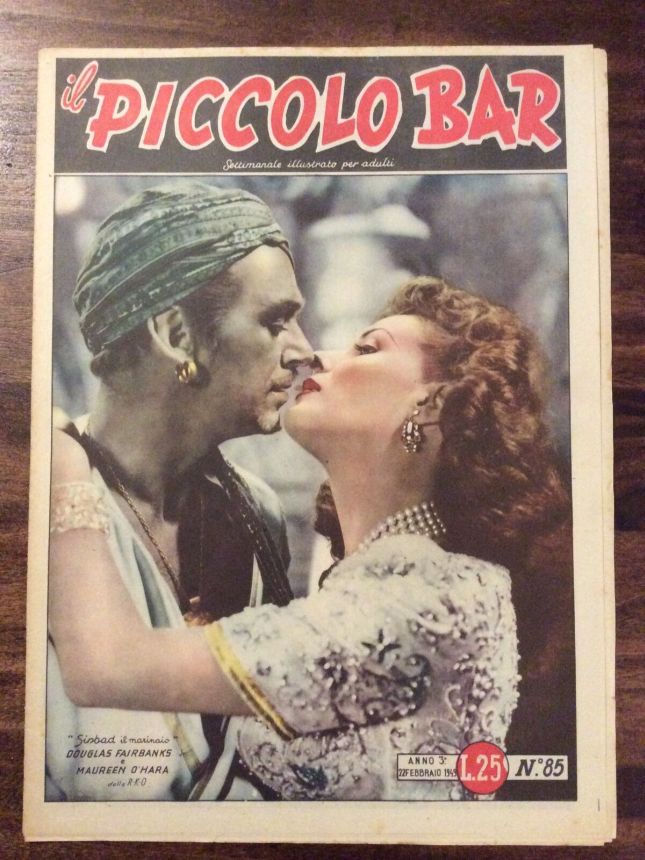 PICCOLO BAR magazine side cover Issue 85 22 February 1949