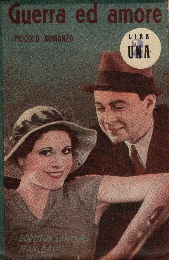 PICCOLO ROMANZO magazine side cover Issue 4  1941