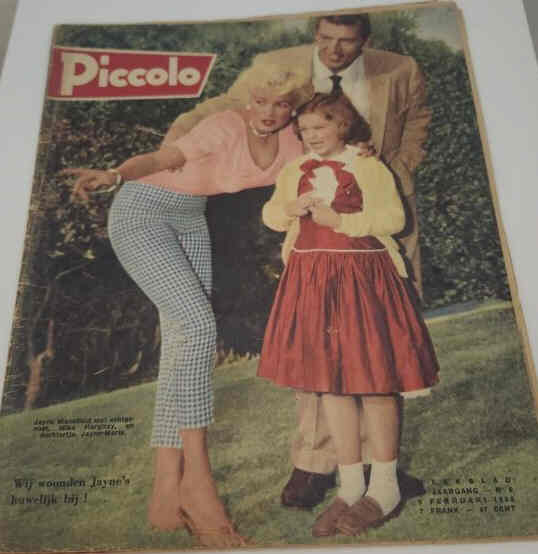 PICCOLO DENMARK magazine side cover Issue 6 8 February 1958