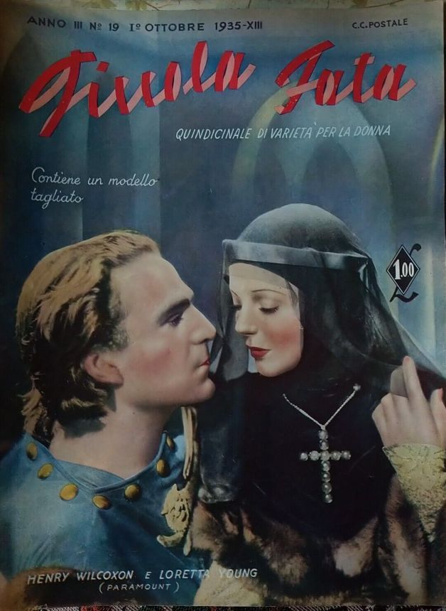 PICCOLA FATA magazine side cover Issue 19 1 October 1935