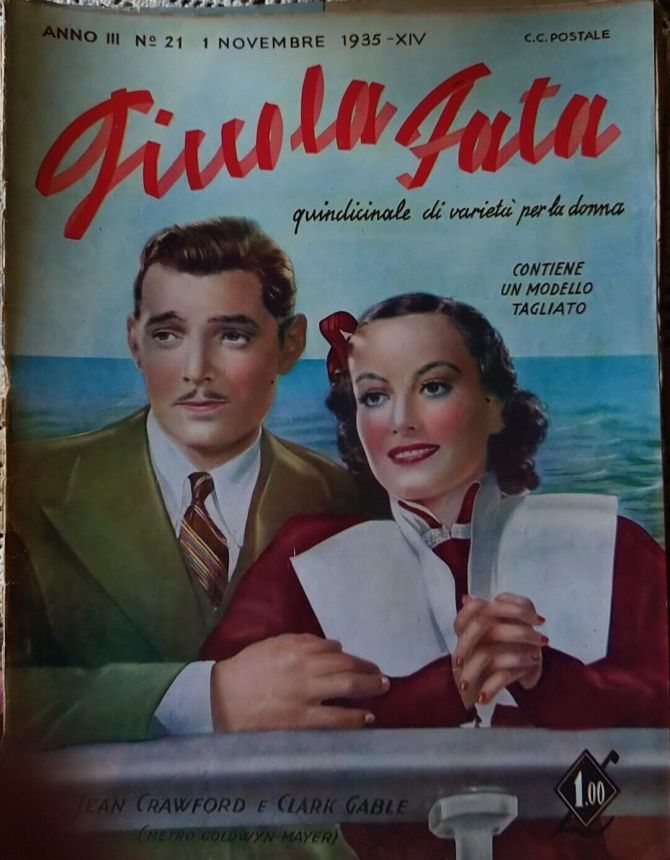 PICCOLA FATA magazine side cover Issue 21 1 November 1935