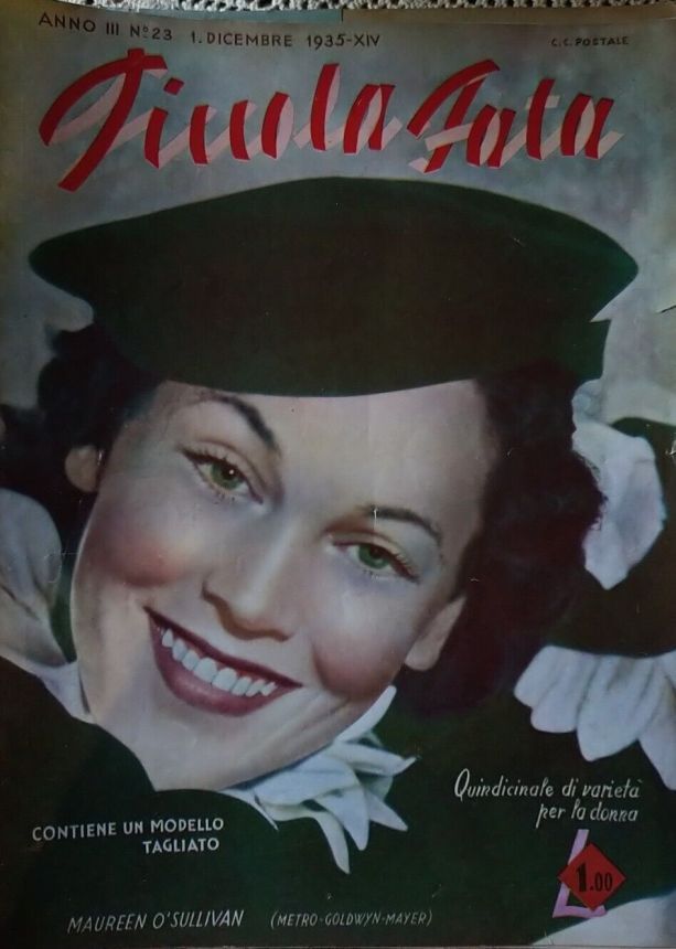 PICCOLA FATA magazine side cover Issue 23 1 December 1935