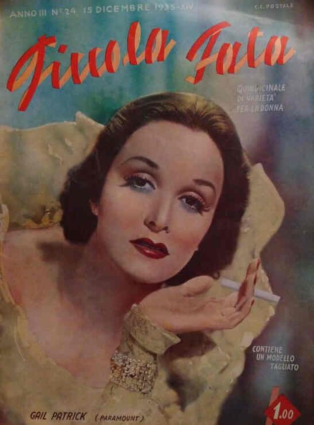 PICCOLA FATA magazine side cover Issue 24 15 December 1935