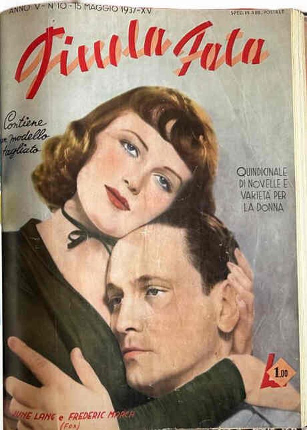 PICCOLA FATA magazine side cover Issue 10 15 May 1937