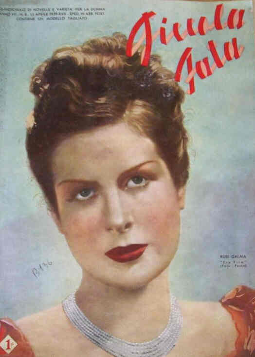 PICCOLA FATA magazine side cover Issue 8  April 1939