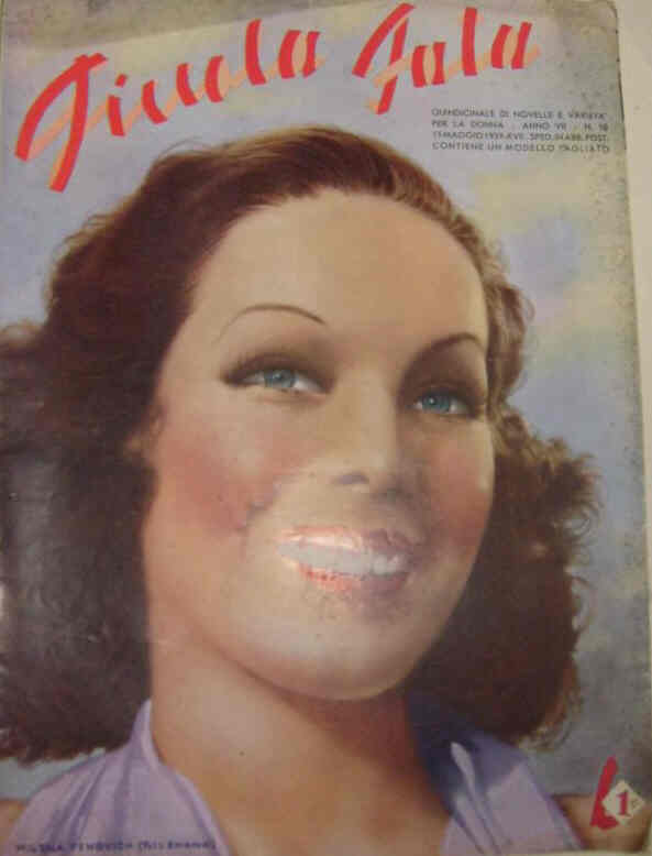 PICCOLA FATA magazine side cover Issue 10  May 1939