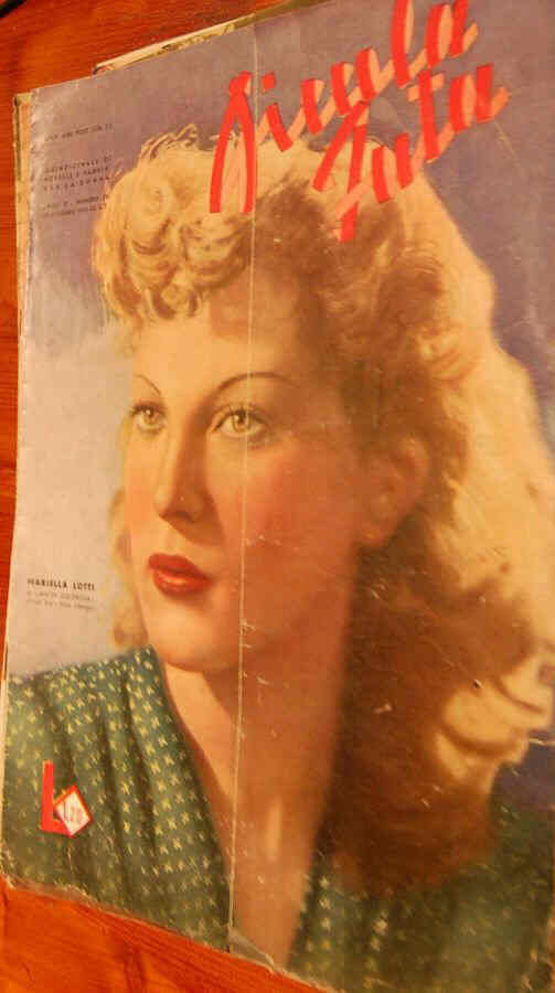 PICCOLA FATA magazine side cover Issue 20  October 1942