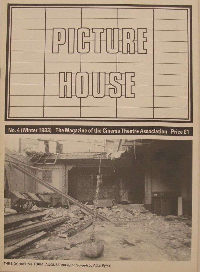 PICTURE HOUSE magazine side cover Issue 4 Winter 1983