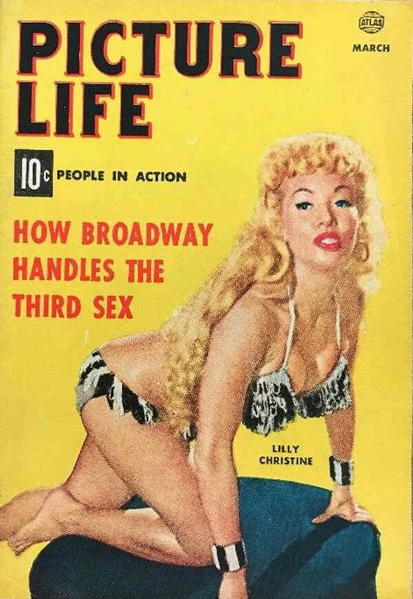 PICTURE LIFE magazine side cover Issue 2  March 1954