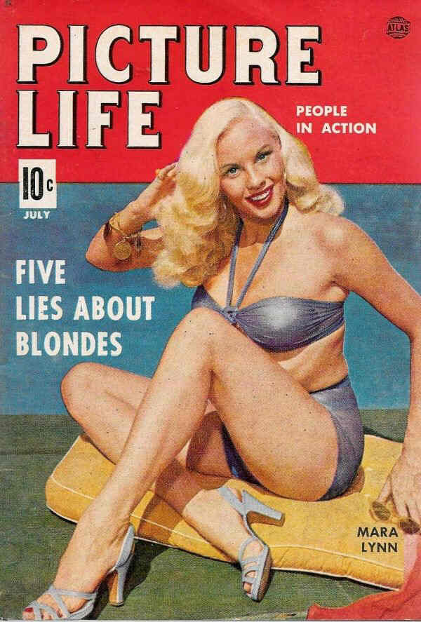 PICTURE LIFE magazine side cover  July 1954