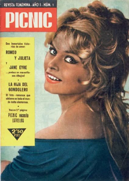 PICNIC magazine side cover Issue 1  January 1959