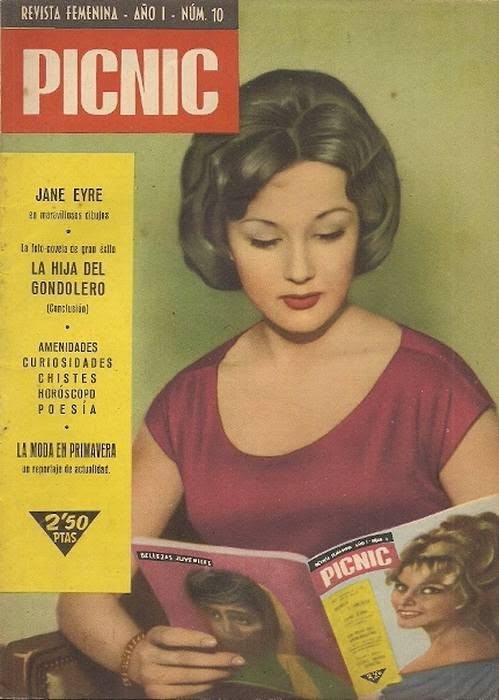 PICNIC magazine side cover Issue 10  April 1959