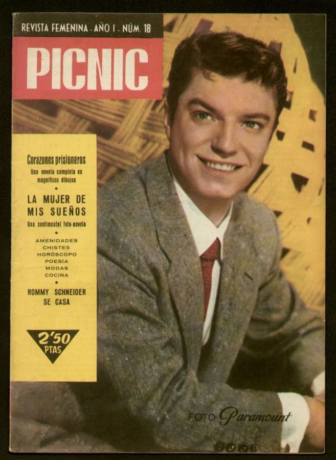 PICNIC magazine side cover Issue 18   1959