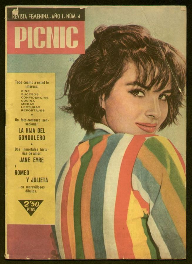 PICNIC magazine side cover Issue 4   1959