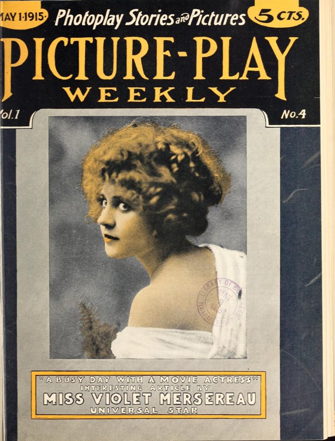 PICTURE-PLAY WEEKLY magazine side cover Issue 4 1 May 1915
