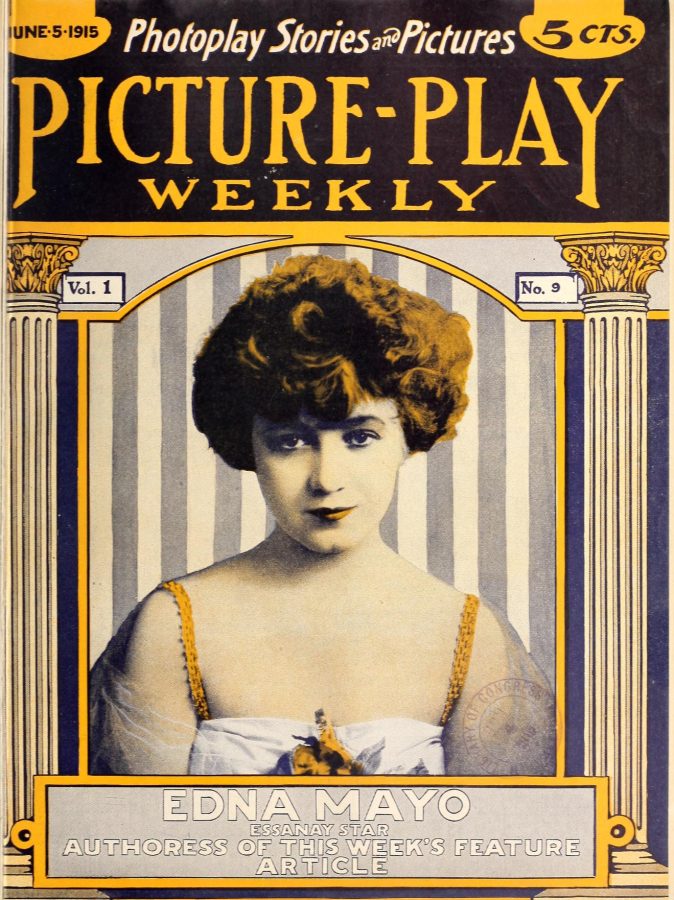 PICTURE-PLAY WEEKLY magazine side cover Issue 9 5 June 1915