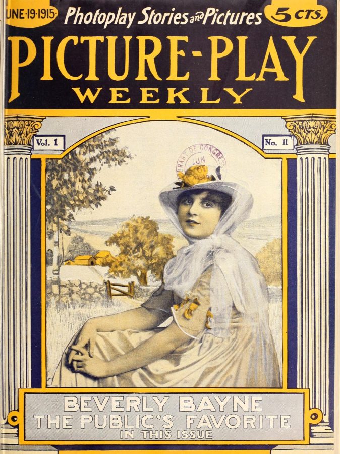 PICTURE-PLAY WEEKLY magazine side cover Issue 11 19 June 1915