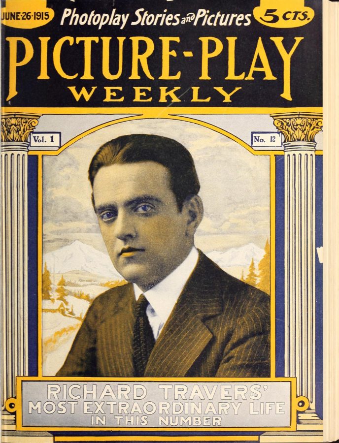 PICTURE-PLAY WEEKLY magazine side cover Issue 12 26 June 1915