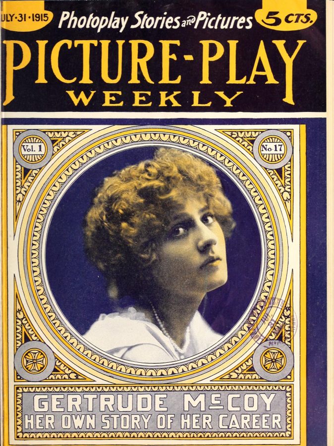 PICTURE-PLAY WEEKLY magazine side cover Issue 17 31 July 1915