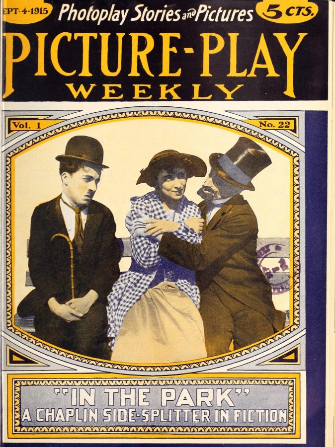 PICTURE-PLAY WEEKLY magazine side cover Issue 22 4 September 1915