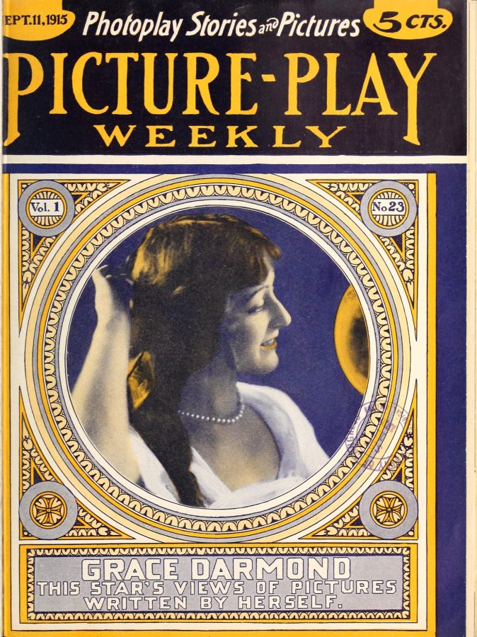 PICTURE-PLAY WEEKLY magazine side cover Issue 23 11 September 1915