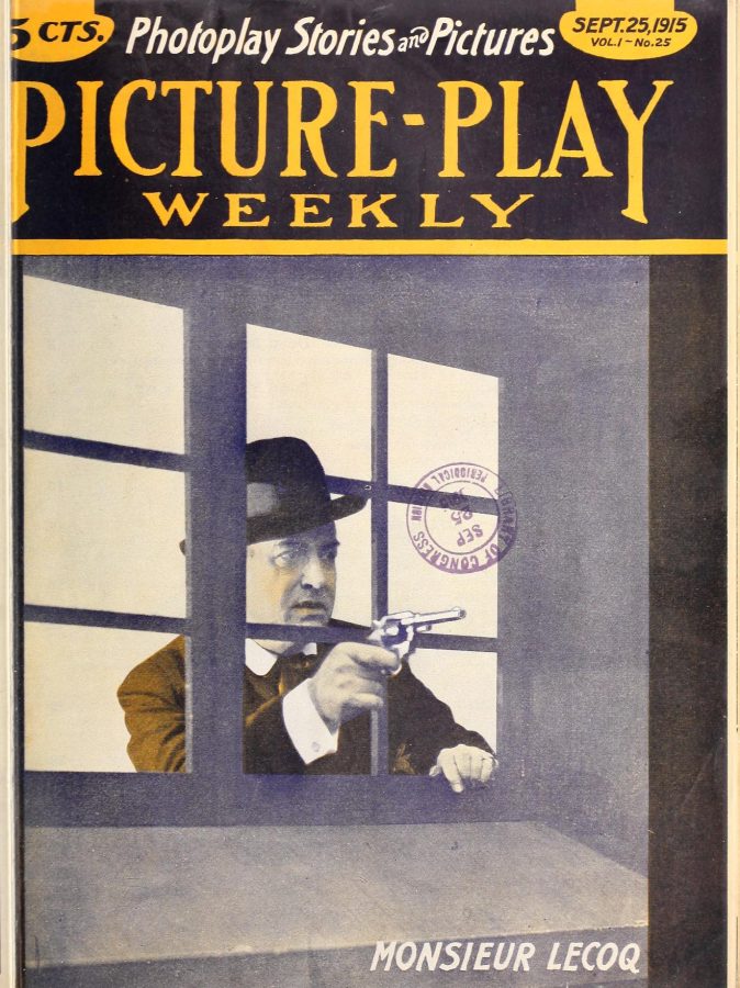 PICTURE-PLAY WEEKLY magazine side cover Issue 25 25 September 1915