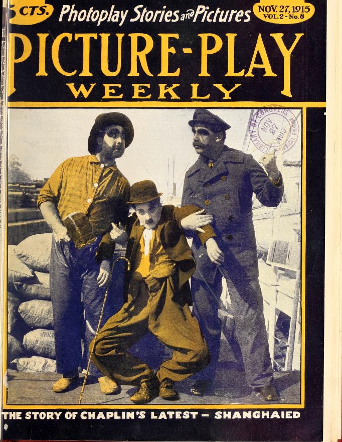 PICTURE-PLAY WEEKLY magazine side cover Issue 34 27 November 1915