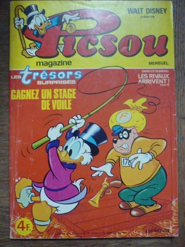 PICSOU MAGAZINE magazine side cover Issue 76  June 1978