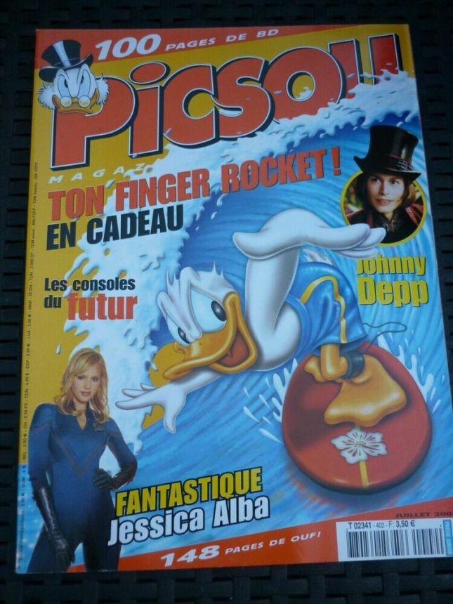 PICSOU MAGAZINE magazine side cover Issue 402  July 2005