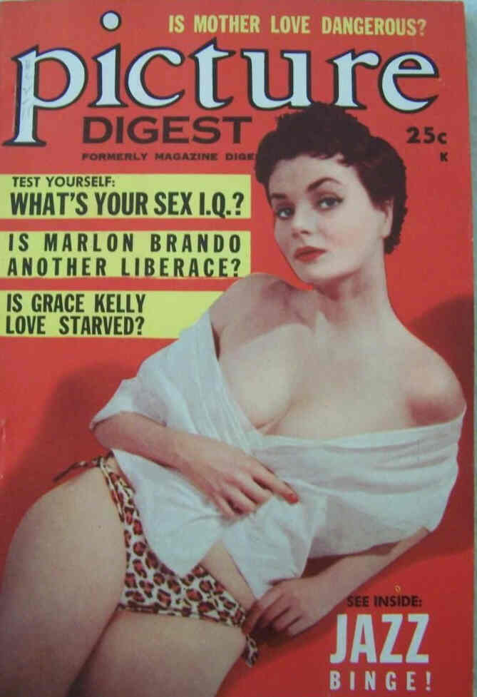 PICTURE DIGEST magazine side cover April 1955