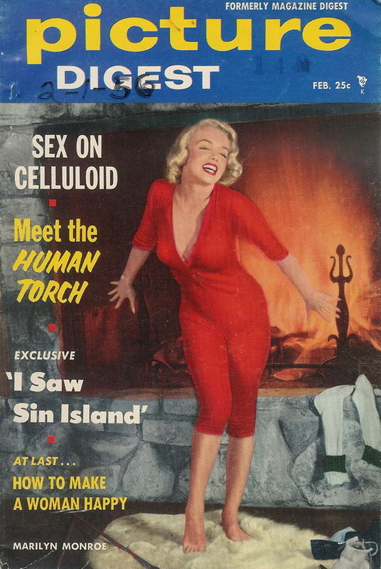 PICTURE DIGEST magazine side cover February 1956