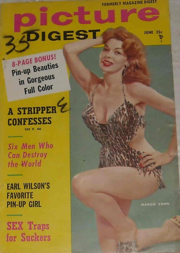PICTURE DIGEST magazine side cover June 1957